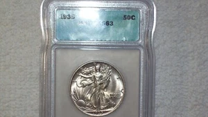 1935 LIBERTY HALF UNCIRCULATED MS 63 - Picture 1 of 5
