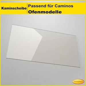 Kaminglas plan  passend für Caminos Ofenmodelle Kaminofen, Kaminscheibe Ofenglas - Bild 1 von 241