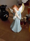 Unique Porcelain Bisque Angel Girl Figurine