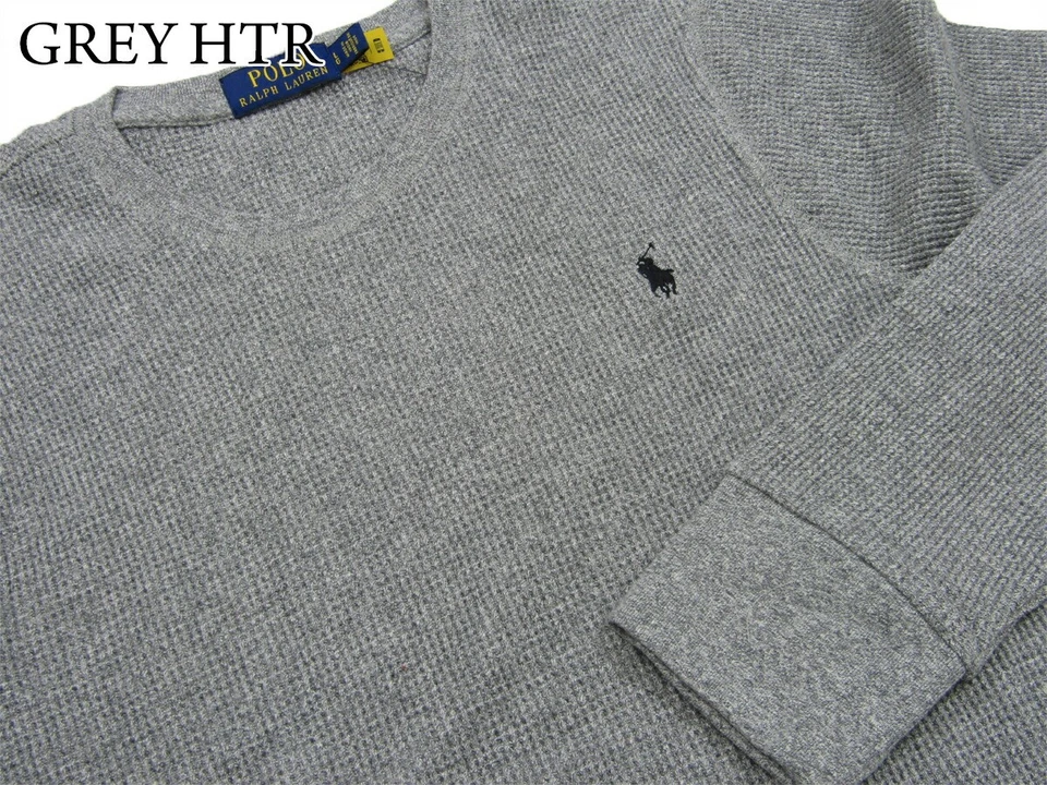 Polo Ralph Lauren Camisa Térmica Sólida Manga Larga Cuello Redondo con Poni - 7 Colores Foto 1 de 1