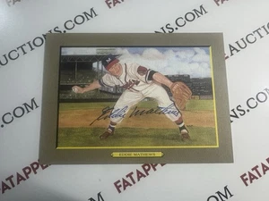 Eddie Mathews Signed Perez Steele Great Moments Jsa Auto Braves - Picture 1 of 4