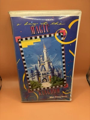 A Day at the Magic Kingdom - Walt Disney World - 1991 VHS Tape Movie Video RARE - Image 1 of 2