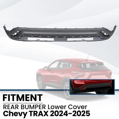 Rear Lower Bumper Cover Valance For 2024 2025 Chevrolet Trax w/o Sensor Hole - Image 1 of 4