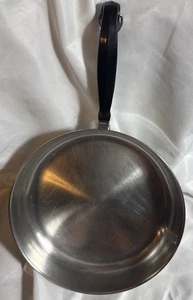 Farberware 10" Skillet Fry Pan NYC USA Stainless Steel Aluminum Clad Vintage - Picture 1 of 9