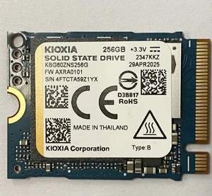 KIOXIA Gen4 x4 NVMe KBG60ZNS256G Para Laptop Mini PC 2230 SSD (Al por mayor) - Imagen 1 de 10