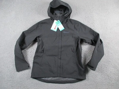 Marmot Jacket Womens Medium Black Precip Rain Coat NWT Waterproof - Image 1 of 4