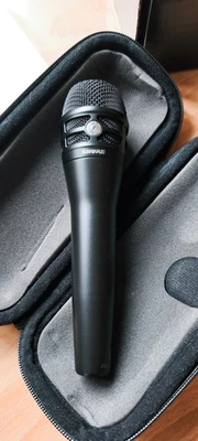 Shure KSM 8 B Mikrofon mit Tasche und Klemme OVP Gesangsmikrofon Bühne schwarz - Bild 1 von 4
