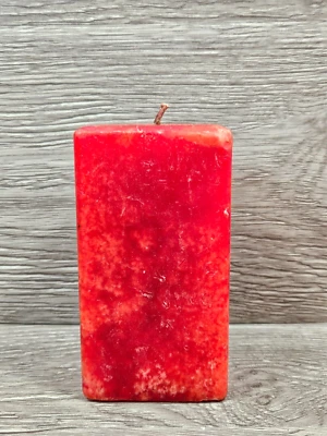 Red Pillar Candle 4x2 Home Decoration Holiday Gift - Image 1 of 4