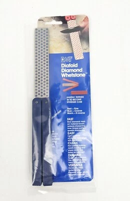 DMT Diafold Diamond Whetstone Knife Blade Sharpener 4" Coarse Grit 325 File - Image 1 of 4