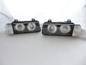 Hella Glass Lens Projector Headlight+Clear Corner Lights For BMW E36 2D COUPE - Picture 1 of 11