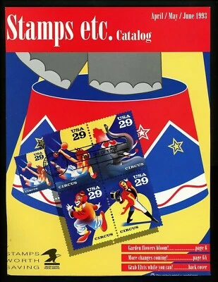 US FDC #2750//2753 /// 2752 Ranto on USPS Stamps Catalogue 1993 DC Circus - Image 1 of 2