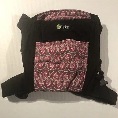 Portabebés Boba Suave Estructurado Rosa y Gris Todos los Accesorios Buen Estado Foto 1 de 4