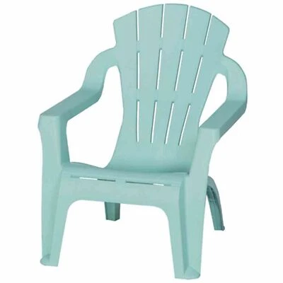 IPAE-PROGARDEN SPA 2x Kinder-Deckchair, hellblau Mini-Selva Stuhl Sessel Garten Terrasse Kunststoff