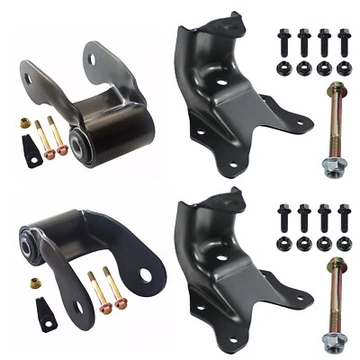Rear Leaf Spring Shackle Hanger Ford 2008-2016 F-250 F-350 Super Duty 722-078 Foto 1 de 4