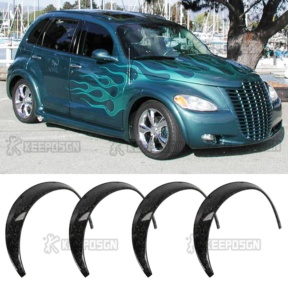 Kit de carrocería ancha flexible Fender Flares arcos de rueda 4,5" para Chrysler PT Cruiser Foto 1 de 4