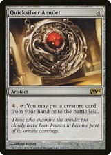 Quicksilver Amulet Magic 2012 / M12 PLD Artifact Rare MAGIC MTG CARD ABUGames