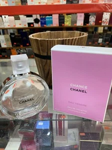 ***EMPTY BOTTLE*** CHANEL Chance Eau Tendre 150 ml NO SPRAY TOP For Decoration - Picture 1 of 2