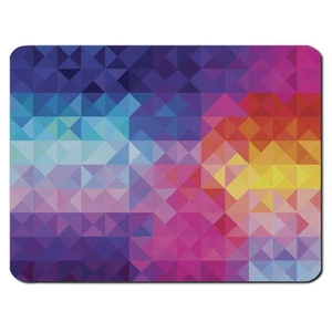 Arc-en-Ciel Triangle PC Ordinateur Souris Tapis de Cadeau Aztèque Tribal Rétro - Photo 1/1