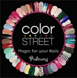 Color Street Nail Strips**PEDICURES** Free Gift w/Big Orders! (see note) - Picture 1 of 30