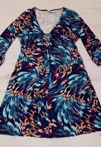 Wallis A line flattering fit n flare short Dress Size 14 stretch holiday ** - Picture 1 of 3