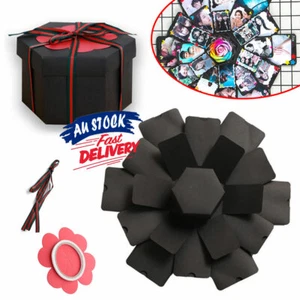 Explosion Box Surprise Memory DIY Scrapbook Album Creative Birthday Gift Photo - Picture 1 of 11