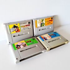 Lot 4 Dragon Ball Z Butouden 1+2+3+Saiya Densetsu Set Super Famicom games SNES