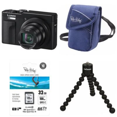 Panasonic DC-TZ99 schwarz  Mega-Set - Bild 1 von 4