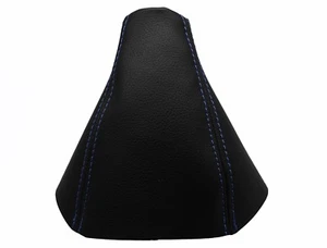 Hellblau Faden Echtleder Schaltmanschette Schaltsack Für VOLVO V70 II 1999-2008 - Picture 1 of 1