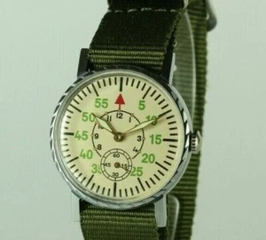 POBEDA AVIATION Armbanduhr Vintage sowjetische mechanische uhren herren - Picture 1 of 12