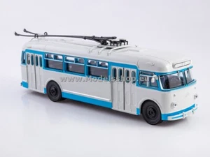 Bus magazine series (Modimio) No. 54 with model of Kiev-4 trolleybus /white -... - Imagen 1 de 6