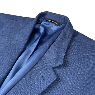 Blazer Richards X Coppley Gibson 100 % lana 2 botones azul para hombre • 52R Foto 1 de 4