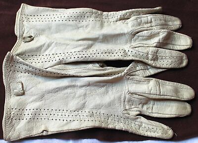 Alte Handschuhe Aus Leder Von Ca.1940 • 14€
