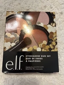 New e.l.f. ELF Eyeshadow Duo Set. 3 Shadow Duos And Brush - Picture 1 of 6