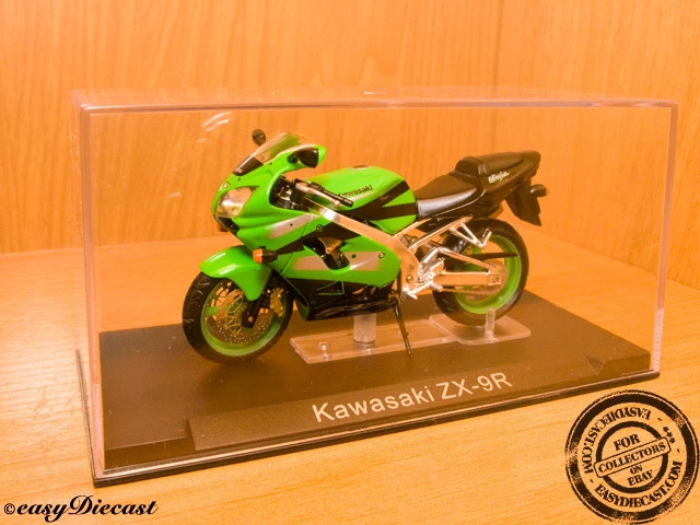 川崎 ZX9R ZX-9R NINJA 绿色黑色 1/24 罕见 — 第 1/1 张图片