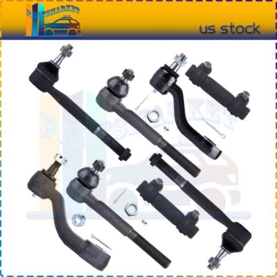 Suspension 8x Tie Rod End Pitman Idler Arm For Chevrolet K1500 K2500 K3500 Truck Foto 1 de 4