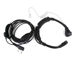 Adjustable Throat Mic Earpiece Headset For Baofeng UV5R 888S UV82 UV-B6 UV8D - Zdjęcie 1 z 10