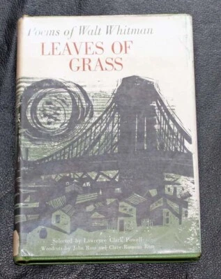 Poems Of Walt Whitman : Leaves Of Grass ~ Powell ~ Ex Library ~ HC DJ ~ 1964 - Image 1 of 4