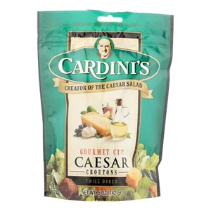 Cardini's Caesar Croutons - Case of 12 - 5 oz - Picture 1 of 2