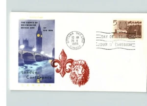 CANADA, the London Conference, 1966 Overseas Mailer cachet, 1966 FDC - Picture 1 of 1