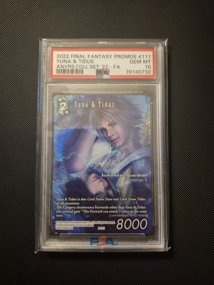 PSA 10 Yuna and Tidus PR-111 Final Fantasy Anniversary Collection FFTCG - Image 1 of 1