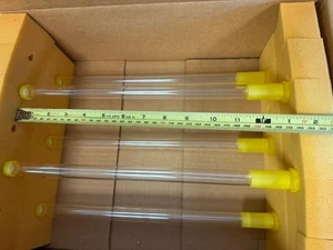 LOT OF 5: BIO-RAD LABORATORIES ECONO-COLUMNS C/N 737-3250 1.5CM ID, 30CM OAL - Picture 1 of 6