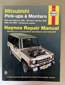 HAYNES Mitsubishi Pick-ups & Montero 1983-1996 Gasoline Repair Manual 68040 - Foto 1 di 4