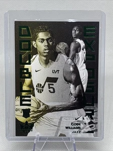 2024-25 Court Kings Double Exposure Cody Williams #17 Jade /49 Jazz NM - Picture 1 of 3