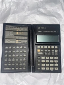 Hewlett Packard 19B II Business Consultant II Calculator 1986 Batteries Included - Picture 1 of 9