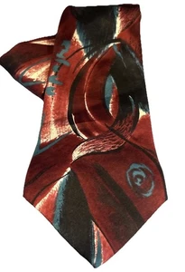 vintage Don Loper abstract design Beverly Hills designer tie - Picture 1 of 7