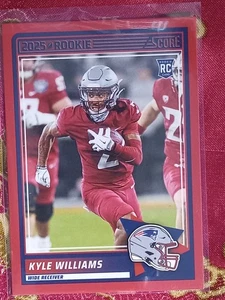 Kyle Williams 2025 Score NFL Football Red PRESS PROOF RC 57 New England Patriots - Picture 1 of 1