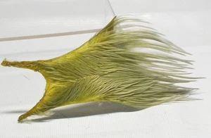 Hareline Fly-Tying Hackle Saddle Clump Green #534 - Picture 1 of 4