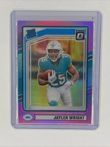 2024 Panini Donruss - Rated Rookie Jaylen Wright #344 Optic Preview Pink... - Bild 1 von 3