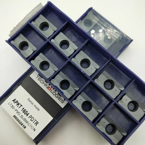 10Pcs Insert APMT1604PDTR LT30 Carbide Inserts APKT1604 For Stainless-steel - Picture 1 of 12