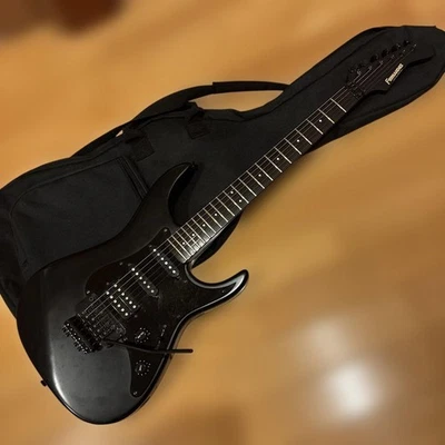 Fernandes Mad Black Electric Guitar W/Gig Bag Tremolo Arm Shipping From Japan - Image 1 of 4